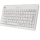 Adesso Mini USB Keyboard with PS/2 Adaptor ( White)