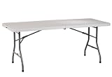 6' Resin Center Fold Multi Purpose Table By Office Star