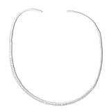 Choker for Women Sterling Silver Necklace 5.5 inches (snklc119)