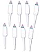 Baby Bottle Cupcake/Food Picks - set of 12
