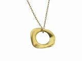 Organic Ring Pendant in 18 Karat Gold by Ten Thousand Things