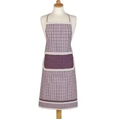 FB41A - Aubergine -- Sch�rze -- K�chensch�rze --- Grillsch�rze ---- Serie Flo...