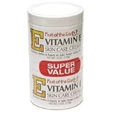 Fruit of the Earth Vitamin-E Cream 4 oz. + 4 oz. Jar