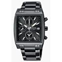 Pulsar Men's Chronograph Black Ion Plated Stainless Steel Watch #PF8137