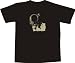 Pema T-Shirt E466 schwarzes T-Shirt mit farbigem Brustaufdruck M - Künstlerischen Tanz Club