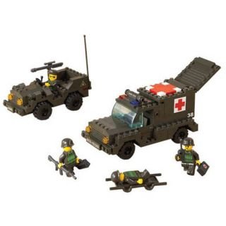 Hohong - Children Intellect training / Smart Thinking Training Plastic Blocks - Ambulance
