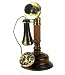 Golden Eagle GEE805 Wood Candlestick Phone (WOODCANDLESTICK)