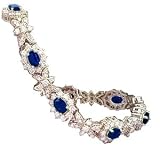 14K Sapphire & Diamond Dynasty Bracelet