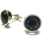 Thermometer Cufflinks : Real Working Thermometer Cufflinks W/Gift Box
