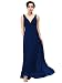 Ever Pretty Elegant V-neck Long Chiffon Crystal Maxi Evening Dress 09016, Size 8, Saphire Blue, HE09016SB10