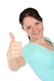 Girl with Thumb up - 60