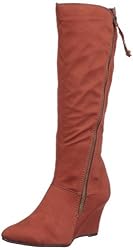Marco Tozzi 2-2-25585-39, Damen Fashion Stiefel, Orange (burned orange 624), EU 40