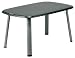 KETTLER Gartentisch oval 140x90, silber/grau Kunststoff