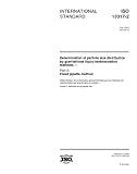 ISO 13317-2:2001, Determination of particle size distribution by gravitational liquid sedimentation methods -- Part 2: Fixed pipette method
