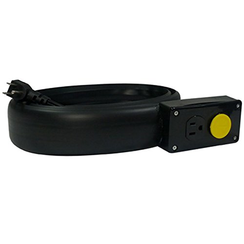 Flat Electrical Power Extension Cord Cover Length 10FT Color