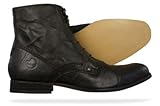 New Ikon Miller Leather Mens Boots - Brown
