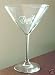Personalized 12oz Martini Glass