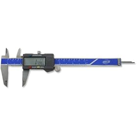 Oshlun MTECF-06 6-Inch Fractional Stainless Steel Digital Caliper with Super Large Display by Oshlun