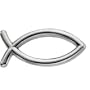 07.50X16.50 Mm 14K Yellow Gold Fish Lapel Pin
