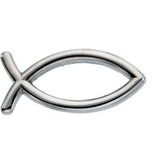 14K Yellow Gold Fish Lapel Pin 0 9. 0 0X 1 9. 5 0 mm by 