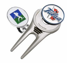 Tulsa Golden Hurricane Divot Tool Hat Clip With Golf Ball Marker Of 2)