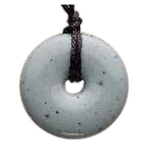 Teething Bling Donut Shaped Pendant Teething Necklace