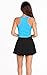 ACEVOG Women's Casual Basic Versatile Stretchy Waist Flared Mini Skater Skirt