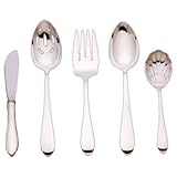 Reed & Barton Pointed Antique Sterling Silver 5 Piece Hostess Set