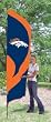 Denver Broncos Tall Team Garden/House Flags 8.5 ft x 2.5 ft NFL Football Fan Shop Sports Team Merchandise