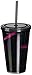 Silver Buffalo Star Wars Episode IV BPA-Free Plastic Cold Cup with Lid and Straw, 16 oz., Black