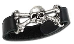 Skull 'n' Bones Strap - Alchemy Gothic Bracelet