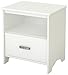 South Shore Tiara Collection Night Stand, Pure White