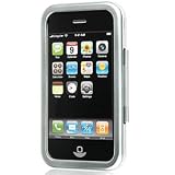 Apple iPhone 3G Metal Aluminum Hard Case - Book Type (Silver)