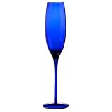 Champagne Flutes Set of 6- Midnight Cobalt