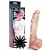 Compatible with all kinds of lube -- both oil and water-based -- it won`t lose its shape or discolor over time or after intense usage.Dimensions:Insertable length: 7 1/2Circumference of penis head: 5 1/4Circumference of shaft: 6 1/2Circumference of scrotum: 13 Overall length: 9 1/2 See more from the FALCON SUPERC*CK SERIES