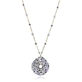 Dana Kellin Violet Mix 14k Gold Fill Large Medallio