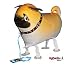 Tan Pug Dog My Own Pet Collection 26" Mylar Balloon
