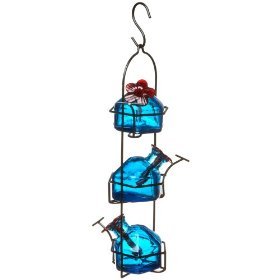 Lunchpail 3 Hummingbird Feeder Aqua