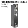 Klipsch F-2 Synergy Floorstanding Loudspeaker (Single, Black)