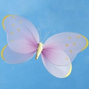 Kids Banners & Hanging Décor: Kids Handmade Nylon Hanging Butterflies, Purple Butterfly 31Erfqk78uL Store