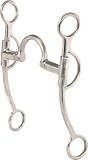 Abetta Pinchless Show Snaffle Bit - Stainless Steel - 5