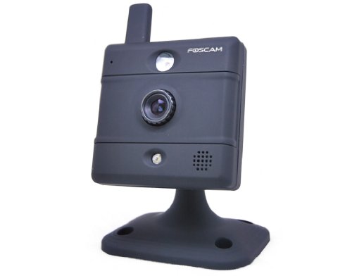 Foscam FI8907W Network/IP Camera with 8 Meter Night Vision and 3.6mm Lens (60° Viewing Angle) - Black