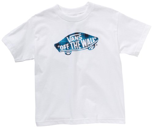 VANS Kinder T-Shirts PLAIDICAL VI, white, L Preisvergleich
