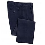 Tehama Mens Corduroy Double Pleat Pants - 30