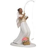 Weddingstar 'Fishing' Bride Mix & Match Cake Topper - Non-Caucasian
