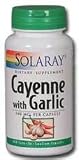 Cayenne With Garlic ( 100 Caps 540 mg ) Solaray