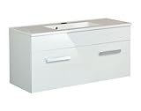 Ambientehome 54056 Waschplatz Ket 46.5 x 80 x 51 cm, weiß