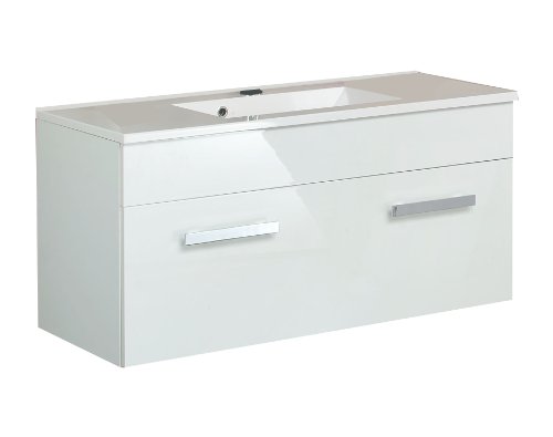 Ambientehome 54056 Waschplatz Ket 46.5 x 80 x 51 cm, weiß