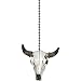 LONGHORN steer SKULL CEILING Fan PULL BULL western NEW