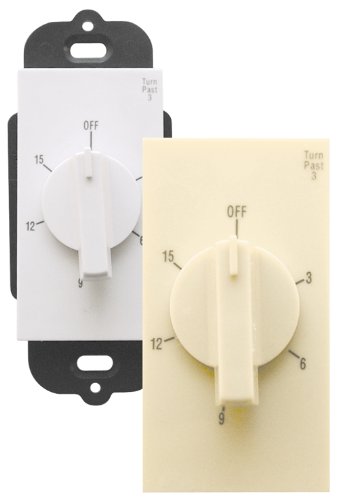 Air King AKT15 Timer Switch, 15-Minute, White/Almond